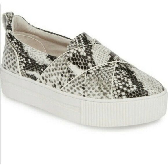 Halogen Shoes - Halogen Blakey Snake Print Slip-On Sneaker 8.5
